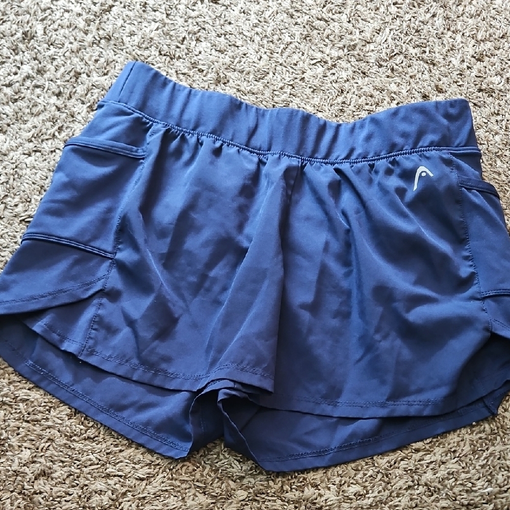 Head Blue Athletic Shorts Lightweight Performance